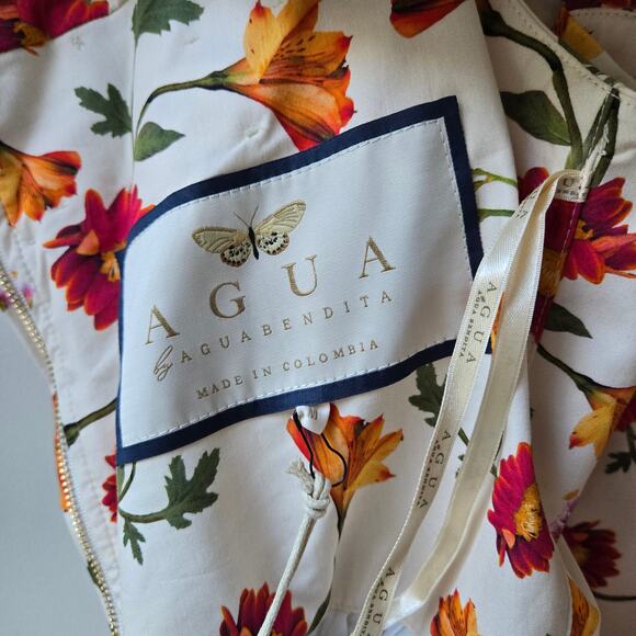 Agua by Agua Bendita NEW Espliego Oasis Floral Maxi Dress Size Medium Rare NWT - Picture 9 of 16